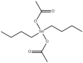 Dibutyltin diacetate Struktur