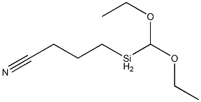 4-(diethoxymethylsilyl)butyronitrile Structure