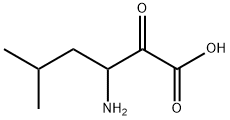 Hexanoic  acid,  3-amino-5-methyl-2-oxo- 结构式
