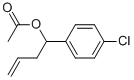 ACETIC ACID 1-(4-CHLORO-PHENYL)-BUT-3-ENYL ESTER Structure