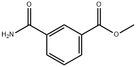 3-(アミノカルボニル)安息香酸メチル 化学構造式