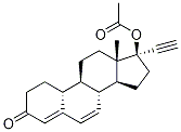 6,7-Dehydro Norethindrone Acetate Structure