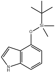 4-(tert-butyldimethylsilyloxy)indole Struktur
