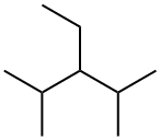 2,4-二甲基-3-乙基戊烷,1068-87-7,结构式