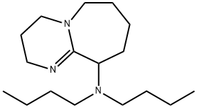 6-(二丁基氨基)-1,8-二氮杂二环[5.4.0]十一碳-7-烯, 106847-76-1, 结构式