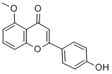 4'-HYDROXY-5-METHOXYFLAVONE Struktur