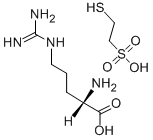 arginine 2-mercaptoethane sulfonate Structure