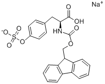 FMOC-O-スルホ-L-チロシンナトリウム塩 化学構造式