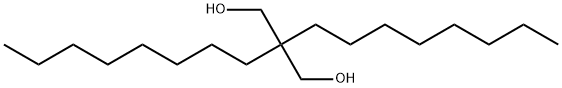 2,2-ジ-n-オクチル-1,3-プロパンジオール 化学構造式