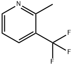 2-メチル-3-トリフルオロメチルピリジン 化学構造式