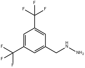 3,5-DITRIFLUOROMETHYL-BENZYL-HYDRAZINE Structure