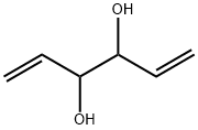 1,5-ヘキサジエン-3,4-ジオール 化学構造式