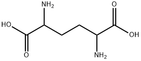 2,5-Diaminohexanedioic acid Struktur