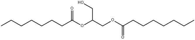 1,2-dioctanoylglycerol Struktur