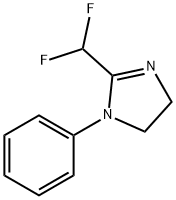 2-(DifluoroMethyl)-1-phenyl-4,5-dihydro-1H-iMidazole,1069085-50-2,结构式