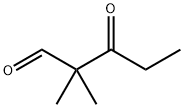 2,2-dimethyl-3-oxopentanal Struktur