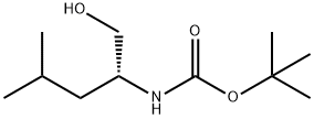BOC-D-ロイシノール 化学構造式