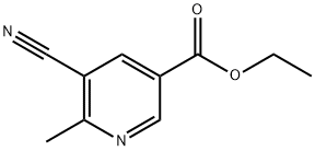 5-氰基-6-甲基烟酸乙酯 结构式
