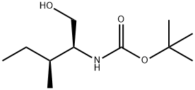 N-Boc-(2S,3S)-(-)-2-Amino-3-methyl-1-pentanol Struktur