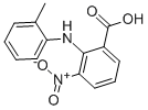 3-NITRO-2-O-TOLYLAMINO-BENZOIC ACID Struktur