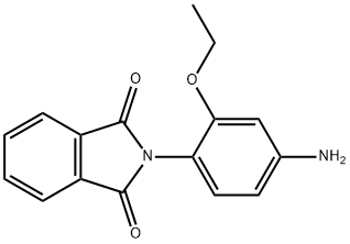 2-(4-アミノ-2-エトキシフェニル)Pタールイミド 化学構造式