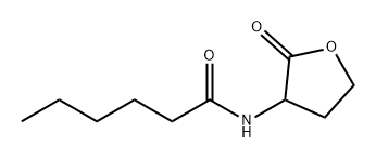 N-ヘキサノイル-DL-ホモセリンラクトン 化学構造式