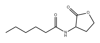 N-CAPROYL-L-HOMOSERINE LACTONE Structure