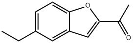 1-(5-乙基-1-苯并呋喃-2-基)乙-1-酮, 106989-39-3, 结构式