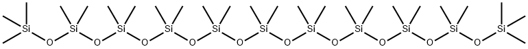 テトラコサメチルヘニコサンウンデカシロキサン 化学構造式