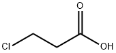 3-クロロプロピオン酸 化学構造式