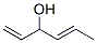 1,4-Hexadien-3-ol 结构式