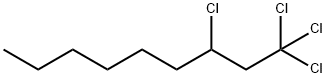 1,1,1,3-TETRACHLORONONANE 化学構造式