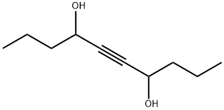5-癸炔-4,7-二醇 结构式