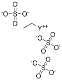 トリス(硫酸エチル)イットリウム 化学構造式