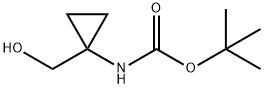 N-BOC-1-AMINO-CYCLOPROPANEMETHANOL Structure