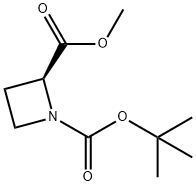 (S)-N-BOC-AZETIDINE-2-CARBOXYLIC ACID METHYL ESTER
 Structure