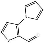 3-(1H-吡咯-1-基)-2-噻吩甲醛, 107073-28-9, 结构式