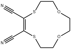 8 9-DICYANO-1 4-DIOXA-7 10-DITHIACYCLO-& Struktur