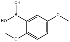 2,5-ジメトキシフェニルボロン酸 化学構造式