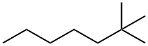 2,2-Dimethylheptane Structure