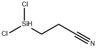 3-(ジクロロシリル)プロパンニトリル 化学構造式