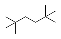 2,2,5,5-TETRAMETHYLHEXANE Struktur
