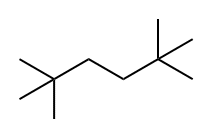 2,2,5,5-TETRAMETHYLHEXANE Structure