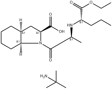 ペリンドプリルT-ブチルアミン塩 化学構造式