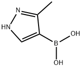 3-甲基吡唑-4-硼酸, 1071455-14-5, 结构式