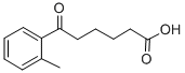 6-(2-メチルフェニル)-6-オキソヘキサン酸 化学構造式