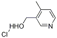 (4-Methylpyridin-3-yl)Methanol hydrochloride,1071604-83-5,结构式