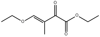 (3E)-4-乙氧基-3-甲基-2-羰基-3-丁烯酸乙酯 结构式