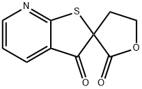 4,5-DIHYDROSPIRO(FURAN-3(2H),2'(3'H)-THIENO[2,3-B]PYRIDINE)-2,3'-DIONE Structure