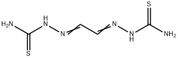 乙二醛二(缩氨基硫脲) 结构式
